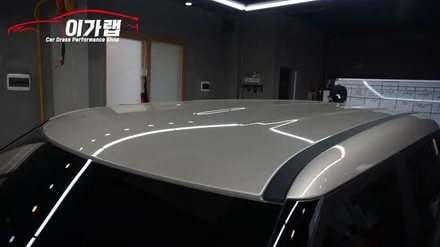 기아 신형 쏘울부스터 미래에서온듯한 디자인!! 루프스킨&포인트랩핑 김포이가랩에서 깔끔시공!!!! / 경기 김포 통진