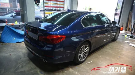 BMW 520D G30 포인트랩핑 ! 디퓨져 3M1080 사틴 알리미늄화이트 김포이가랩 에서 !!!! / 경기 김포 통진