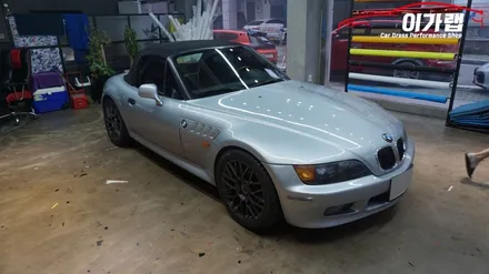 BMW Z3 3M2080 사틴블랙 전체랩핑!! 김포 이가랩 에서 올드카느낌을 벗어나다! [김포랩핑][올드카랩핑][포인트랩핑][김포랩핑샵] / 경기 김포 통진