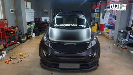 스포티지R 튜닝차량 전체랩핑!! 3M2080 사틴 더스트블랙! 김포 이가랩 에서 [김포랩핑샵][포인트랩핑][정품필름취급점][김포맛집] / 경기 김포 통진