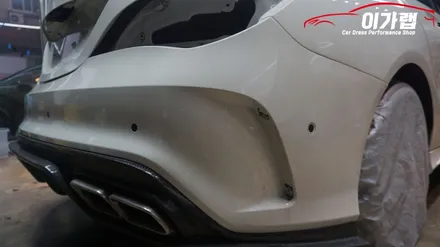 벤츠 CLA 220 AMG룩 전체랩핑 재시공! 3M2080사틴더스트블랙! 김포 이가랩 에서 [김포랩핑샵][김포맛집][랩핑전문점][PPF] / 경기 김포 통진