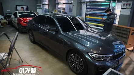 BMW G20 330i M 그릴 크롬에서 블랙유광 으로 ! 포인트래핑 / 경기 김포 통진