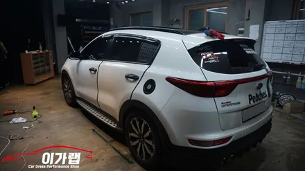 스포티지QL 바이퍼데칼 본넷 트렁크! 변신 사이드리피터 까지! 완벽하게! / 경기 김포 통진