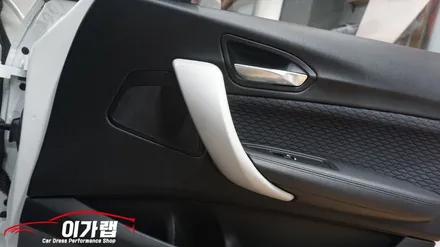 BMW 118D 실내 카본랩핑 사이드미러 카본랩핑 ! / 김포, 파주, 인천
