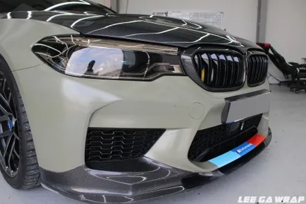 BMW M5 전체랩핑 제거 및 앞범퍼 PPF 시공 / 김포, 파주, 인천