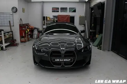 BMW M4 전체랩핑 드라이빗 그레이 고광택! 저희단골손님! 6개월마다 전체랩핑을 하시는 고객님 이가랩에서 또완벽하게 시공해드리겠습니다! / 경기 김포 통진