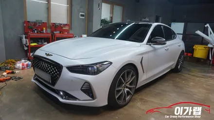 제네시스 G70  3M1080 사틴 플립 고스트펄 앞범퍼 재시공 깔끔하게 김포이가랩에서!!!!!!! / 경기 김포 통진