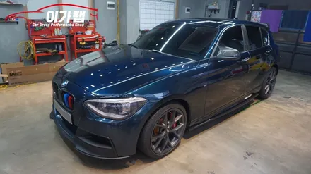 BMW 1시리즈 프론트립 리얼카본랩핑 & 실내랩핑 김포 이가랩 에서 [김포랩핑][실내랩핑][포인트랩핑][김포랩핑샵][생활PPF] / 경기 김포 통진