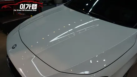 벤츠 CLA45AMG 전체랩핑 레드계열 텍랩 트루블러드 !!! / 경기 김포 통진