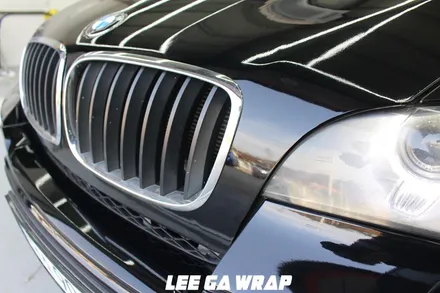 BMW X5 전체랩핑 제거후 고광택 유광블랙으로 깔끔하게 ! 순정도장느낌 / 김포, 파주, 인천