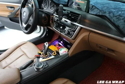 BMW 4시리즈 F 바디 실내 우드에서 카본으로 요즘시대 우드는 가려줘야 이쁘죠! / 김포, 파주, 인천