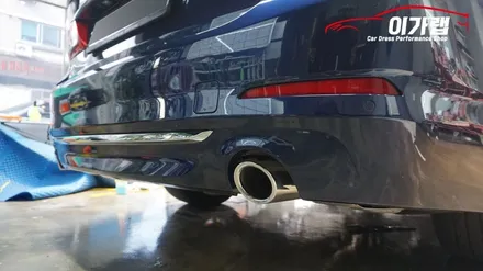 BMW 520D G30 포인트랩핑 ! 디퓨져 3M1080 사틴 알리미늄화이트 김포이가랩 에서 !!!! / 경기 김포 통진