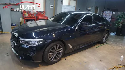 BMW530i 창문틀 크롬가리기! 크롬없애기! 크롬을 싫어하는분은 강력추천! 김포이가랩에서~[김포랩핑][인천랩핑][일산랩핑][김포카스킨] / 경기 김포 통진