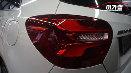벤츠 A45 AMG 생활PPF & 테일램프 퍼플그레이 색으로 톤다운! 김포이가랩 에서~![김포랩핑][일산랩핑][인천랩핑][라이트필름] / 경기 김포 통진