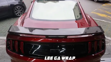 머스탱 GT 스포일러 & 실내랩핑 3M리얼카본 / 김포, 파주, 인천