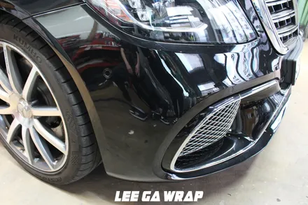 벤츠 S63AMG 전체랩핑 에이버리 다크옐로우 크롬딜리트까지 한번에 / 김포, 파주, 인천