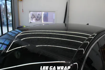제네시스 EQ900L 리무진 전체랩핑 블랙에서 화이트로 신차느낌 그대로 / 김포, 파주, 인천