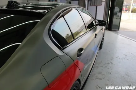 BMW M5 전체랩핑 제거 및 앞범퍼 PPF 시공 / 김포, 파주, 인천