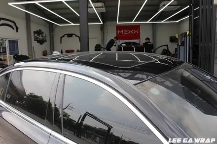 BMW 7시리즈 사틴블랙 전체랩핑 제거!  원도장 블랙유광으로 깔끔하게 원복! / 경기 김포 통진
