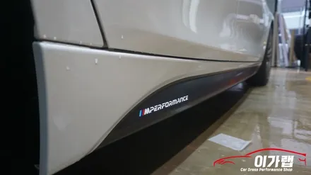 BMW320D 쉐도우에디션  사이드포퍼먼스!! 사이드데칼 시공 작업기!! 김포이가랩에서~!! / 경기 김포 통진