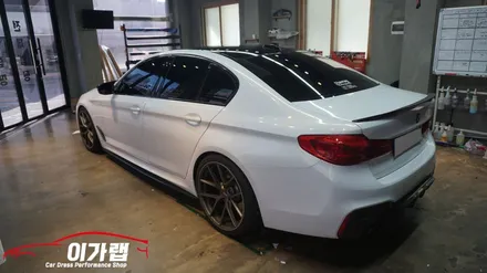 BMW 5시리즈 G30 전체랩핑! 3M2080 화이트골드스파클 ! 김포 이가랩 에서 [김포랩핑][인천랩핑][강서랩핑][김포랩핑샵][PPF] / 경기 김포 통진