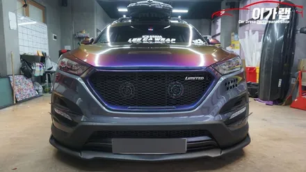 올뉴 투싼 N컨샙! 3M2080스카이블루 색상으로 전체랩핑 새차로 탄생 / 경기 김포 통진