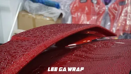 머스탱 GT 스포일러 & 실내랩핑 3M리얼카본 / 김포, 파주, 인천