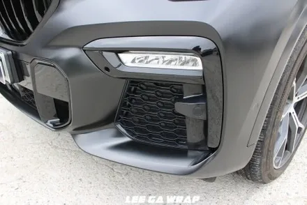 BMW X6 전체랩핑 외부 전체 크롬딜리트! 니파필름으로 깔끔하게 시공완료! / 경기 김포 통진