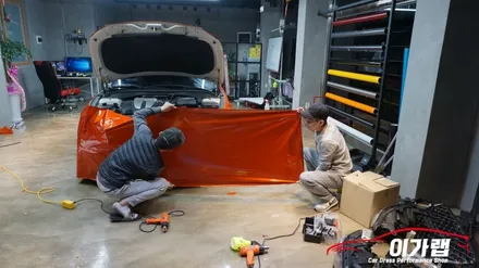 이가랩에서 그랜저 ig 전체랩핑!! 개인택시의 스타일을 깨다~!!!!!!!!!!!! / 경기 김포 통진