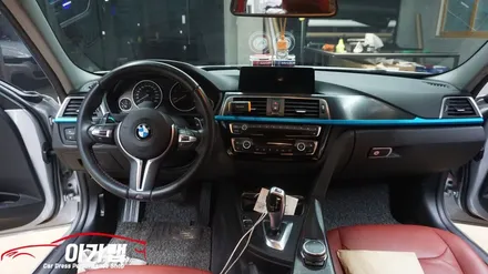 BMW320D 하이그로시 잔기스&지문자국을 없애다 3M1080 블랙브러쉬로 고급스러움을 한층더!!! 김포이가랩에서!!!! / 경기 김포 통진