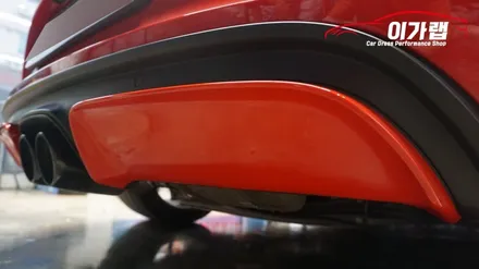 포르쉐 718GTS 가드레드 색상! 디퓨져 포인트랩핑!! 김포이가랩에서 깔끔하게 !![김포랩핑][인천랩핑][일산랩핑][자동차카스킨] / 경기 김포 통진