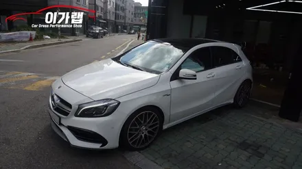 벤츠 A45 AMG 생활PPF & 테일램프 퍼플그레이 색으로 톤다운! 김포이가랩 에서~![김포랩핑][일산랩핑][인천랩핑][라이트필름] / 경기 김포 통진
