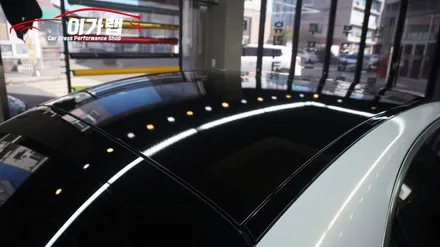 벤츠 C클래스 C220 전체랩핑! 3M2080화이트골드스파클! 김포이가랩에서~[김포랩핑][인천랩핑][일산랩핑][전체카스킨][전체래핑] / 경기 김포 통진
