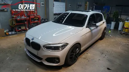 BMW 1시리즈 루프스킨 제거 & 뒷범퍼하단 포인트랩핑 ! 김포 이가랩 에서 [김포랩핑][필름제거][전체랩핑제거][랩핑맛집][김포랩핑샵] / 경기 김포 통진