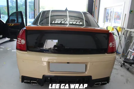 크라이슬러 300c 유로마스터 로맨스레드 무광크롬 랩핑! / 김포, 파주, 인천