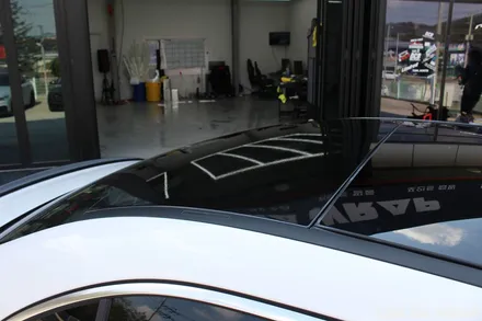 벤츠 A35 AMG 포인트랩핑 루프스킨 &사이드미러& 그릴 크롬딜리트 라이트PPF 작업까지 한번에 / 김포, 파주, 인천