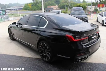 BMW 7시리즈 사틴블랙 전체랩핑 제거!  원도장 블랙유광으로 깔끔하게 원복! / 경기 김포 통진
