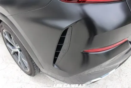 BMW X6 전체랩핑 외부 전체 크롬딜리트! 니파필름으로 깔끔하게 시공완료! / 경기 김포 통진