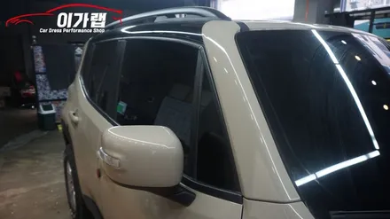 지프 레니게이드 투톤랩핑! 블랙무광 부분랩핑 김포 이가랩 에서~![김포랩핑][랩핑전문샵][이가랩][인천랩핑][PPF][전체랩핑] / 경기 김포 통진