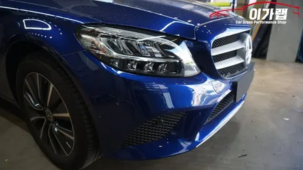 벤츠 C200D 전체랩핑 ! 3M2080 사틴블랙으로 탈바꿈!!![김포랩핑][전체랩핑][인천랩핑][사틴블랙][3M2080][랩핑맛집] / 경기 김포 통진