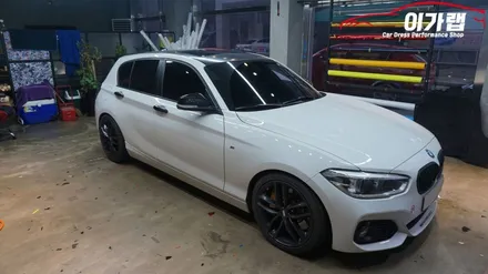 BMW 1시리즈 루프스킨 제거 & 뒷범퍼하단 포인트랩핑 ! 김포 이가랩 에서 [김포랩핑][필름제거][전체랩핑제거][랩핑맛집][김포랩핑샵] / 경기 김포 통진