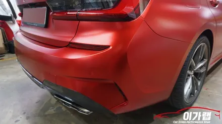 BMW M340i 신차출고동시 텍랩 레드무광크롬 으로 ! / 김포, 파주, 인천