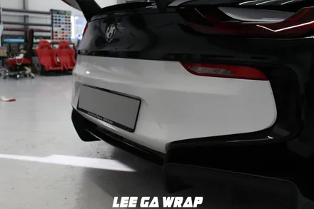 BMW i8 전체랩핑 튀는색에서 화이트골드펄로! / 김포, 파주, 인천