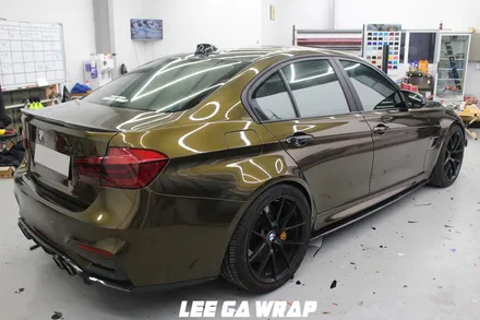 BMW M3 전체랩핑 고광택 미드나잇골드 / 김포, 파주, 인천