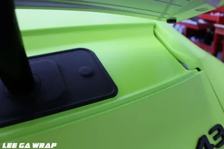 벤츠 GT43 AMG 사고로인해 전체랩핑 재시공 그전 색상도질리고 타업체 미흡한 부분들때문에 입고 / 경기 김포 통진