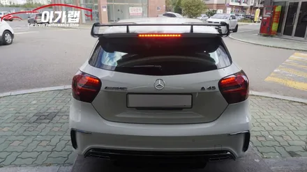 벤츠 A45 AMG 생활PPF & 테일램프 퍼플그레이 색으로 톤다운! 김포이가랩 에서~![김포랩핑][일산랩핑][인천랩핑][라이트필름] / 경기 김포 통진
