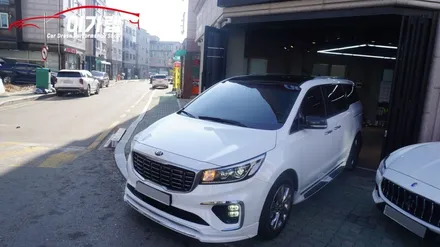 올뉴카니발 루프스킨 에이버리 블랙유광 ! 김포 이가랩 에서 꼼꼼하고 깔끔하게 작업!!! [루프스킨][김포랩핑][김포PPF][포인트랩핑][래핑] / 경기 김포 통진