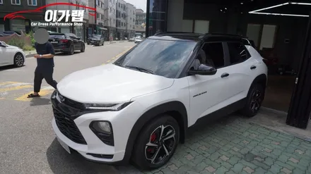 쉐보레 트레일 블레이저 그릴 & 손잡이 3m2080블랙유광 랩핑! 김포 이가랩 에서 [김포랩핑][손잡이랩핑][그릴랩핑][래핑][김포랩핑샵] / 경기 김포 통진