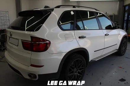BMW X5 전체랩핑 제거후 고광택 유광블랙으로 깔끔하게 ! 순정도장느낌 / 김포, 파주, 인천