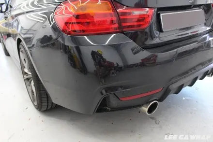 BMW 4시리즈 컨버터블 전체랩핑 블랙에서 반무광블랙으로 탈바꿈 ! / 김포, 파주, 인천